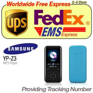New SAMSUNG YEPP YP Z3 HD MP4  Player 4G  Blue + Worldwide Free 