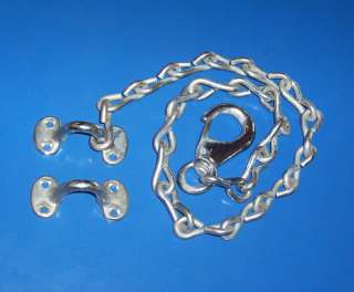 24 Inch Marine Gate / Door Chain with Eyes & Snap Hook  