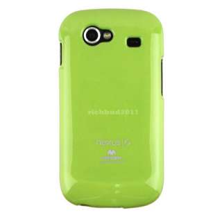 Lime Glitter Soft TPU Case For Samsung Nexus S I9020 + 2Free Lcd Film