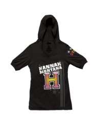 Hannah Montana   Football Star Juniors Hooded V Neck T Shirt