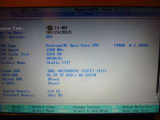 Dell Studio 1737 SKINIT LCD COVER CAMERA 2.2GHZ 4GB WINDOWS 7 PRO 
