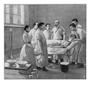  Patient Being Put under Anaesthetic before an Operation 