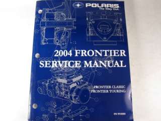 2004 Polaris Snowmobile Service Manual Frontier Classic  