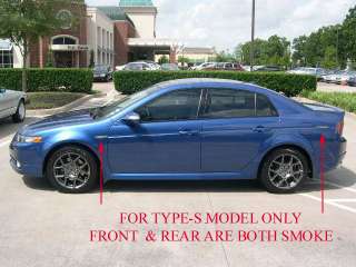 2004 2008 ACURA TL SMOKE TAIL + AMBER/RED SIDE MARKER  