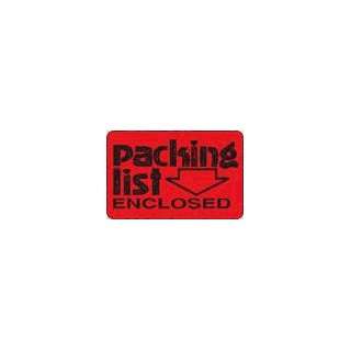 Adazon Inc. CL003 Packing List Enclosed, Caution Label printed on 