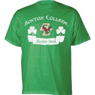 Boston College Eagles Kelly Green Lucky Banner T Shirt