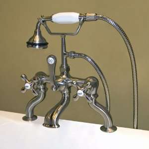  Dayton Variable Centers Deck Mount English Faucet w/Hand 