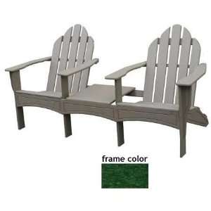  Eagle One Recycled Plastic Double Adirondack With Table 
