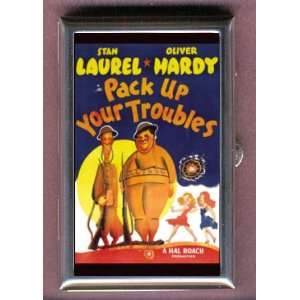   & HARDY PACK UP YOUR TROUBLES Coin, Mint or Pill Box Made in USA