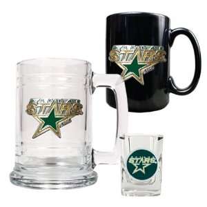  Dallas Stars Mugs & Shot Glass Gift Set