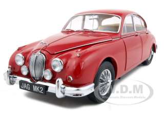 1962 JAGUAR MARK 2 3.8L RED 118 DIECAST CAR MODEL  