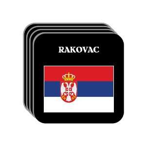  Serbia   RAKOVAC Set of 4 Mini Mousepad Coasters 