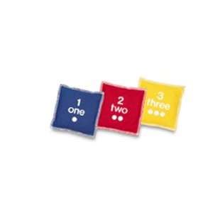  5 Pack LEARNING RESOURCES BEAN BAGS NUMBER 10/PK 