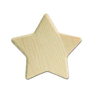  Walnut Hollow Wood Plaque Pine Star Shape 6.5x 6.76 (3 