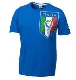 Puma ITALY WC 2010 Fan BIG BADGE Shirt BRAND NEW  