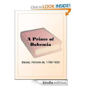 Prince of Bohemia Honoré de Balzac  Kindle Store