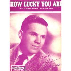  How Lucky You Are Original 1946 Vintage Sheet Music with 