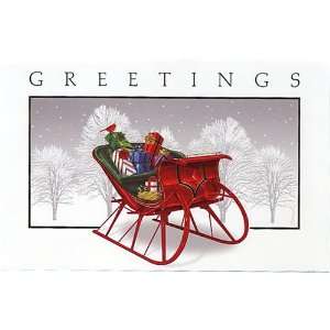   Sled (A7 size 5 1/4 x 7 1/4)   10 cards/envelopes