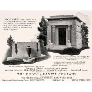   Nathan Michael Woodlawn Cemetery   Original Print Ad