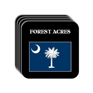  US State Flag   FOREST ACRES, South Carolina (SC) Set of 4 