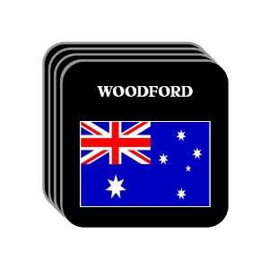  Australia   WOODFORD Set of 4 Mini Mousepad Coasters 