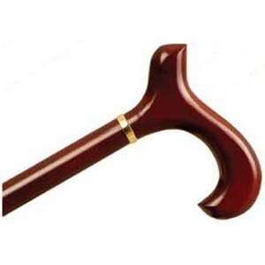  Wood Cane With Derby Handle Ladies, Rosewood Stain Health 