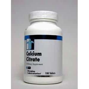  Douglas Labs   Calcium Citrate 250 mg 100 tabs Health 