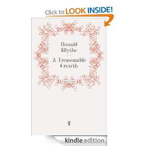 Treasonable Growth Ronald Blythe  Kindle Store