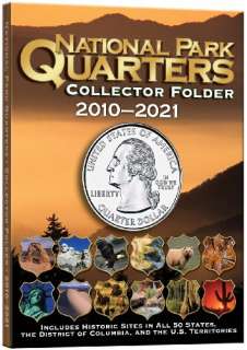 National Park Quarters Collector Folder 2010 2021 Book  
