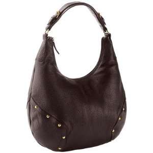 Women Clothing Accessories Studded Leather Hobo Bag