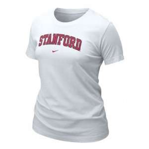   Stanford Cardinal Womens Nike White New Arch T Shirt Sports