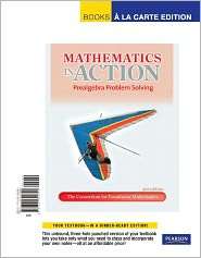 Mathematics in Action Prealgebra Problem Solving, Books a la Carte 