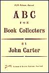   & NOBLE  ABC for Book Collectors by John Carter, Beekman Books Inc