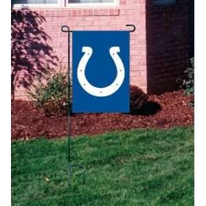  INDIANAPOLIS COLTS OFFICIAL LOGO GARDEN FLAG + STAND 