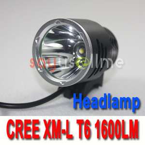 CREE XML XM L T6 1600 Lumens LED Cycle Bike Bicycle Lamp Head Light 