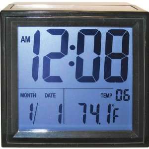  CA0160 Solar Powered Multifunction LCD Alarm Clock 