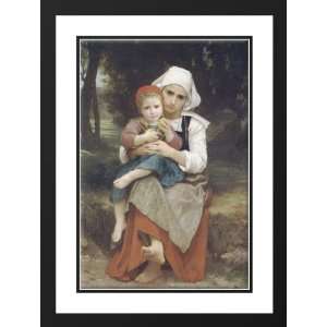  Bouguereau, William Adolphe 19x24 Framed and Double Matted 
