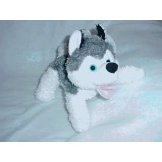 Paw Paw Pet Products M0027 Small Grey Wolf Plush Dog Toy  