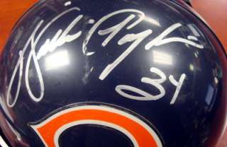 Walter Payton Autographed Signed Bears Pro Line Authentic Helmet PSA 