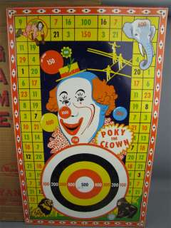 Wyandotte One Target Game #214 Poky the Clown w/ Box  
