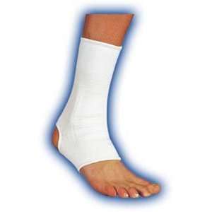  Elastic Ankle Support White  L