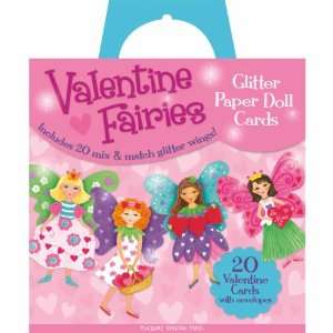  Peaceable Kingdom / Glitter Fairies Valentine Cards Toys & Games