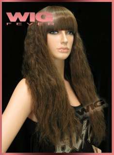 24 Long Curly Brown Hair Wigs 2279  