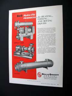 Bell & Gossett Hydro Flo HVAC Equipment print Ad  