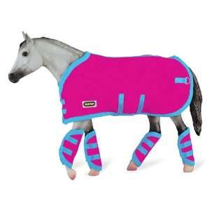 Breyer Horses Blanket & Ship Boots   Hot Pink