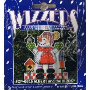  Albert and the Birds (Wizzers Counted Cross Stitch Kit, Wizzers 