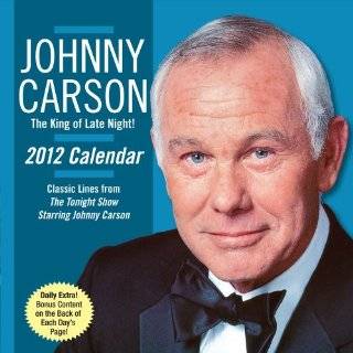 37. Johnny Carson 2012 Day to Day Calendar by Carson Entertainment 