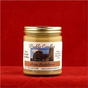   Round Jar, Scented Soy Wax Candle, By Pueblo Candles