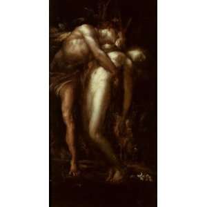   Frederic Watts   24 x 46 inches   Orpheus and Eurydice
