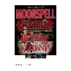  MOONSPELL Kreator + Witchery + Katatonia   German Tour 